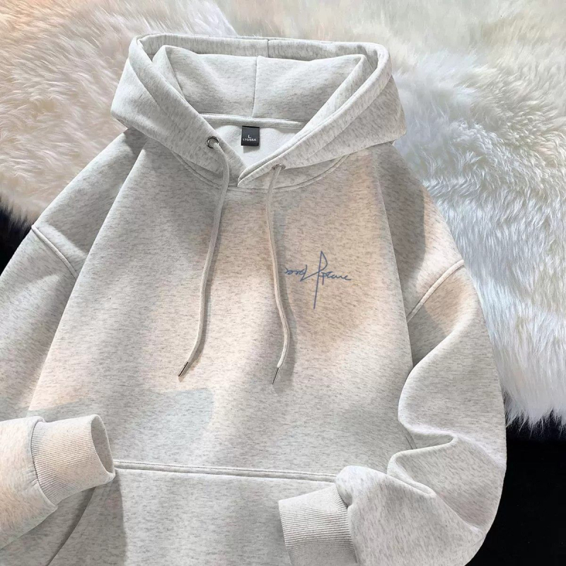 Muški hoodie s kapuljačom, debeli Corduroy s 96% kuni dlaka, 300 g/m²