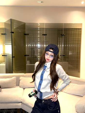 Kootud kardigan (kitsas lõige, polokraag, printsessvarrukaga, pikad varrukad, tavalise pikkusega)