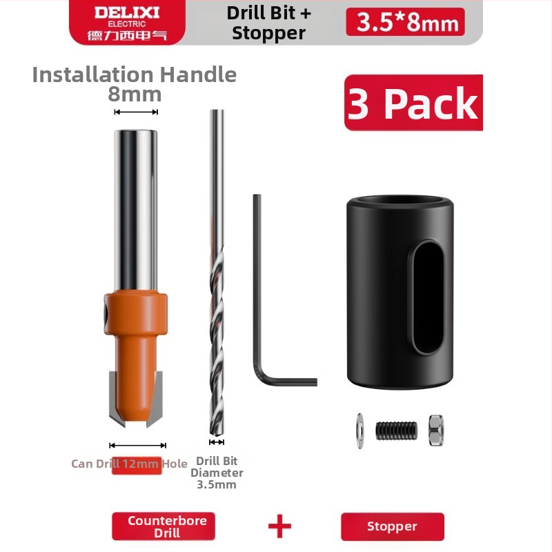 Delixi kliešte na okraje pre ekologické dosky – nástroj na vytváranie otvorov, 0,26 kg