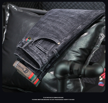 Muške farmerice, korejskog stila, uski kroj, denim, pamuk 80%