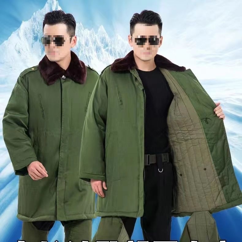 Dlhý kabát, kórejská verzia, voľný strih, corduroy látka, hlavná tkanina: ľan, obsah < 10%