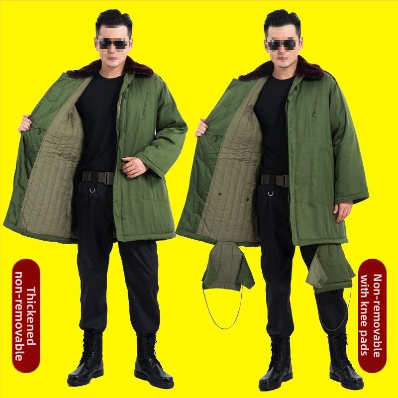 Ilgas paltas, korėjietiška versija, laisvas kirpimas, corduroy audinys, pagrindinis audinys: linas, turinys < 10%