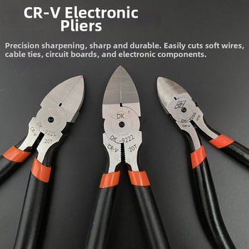 DK priemyselné diagonálne kliešte na rezanie A05, Cr-V oceľ, pevné a odolné, hmotnosť 0,15 kg