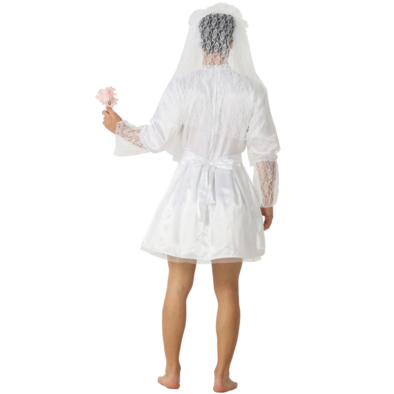 Eraspooky muški scenski kostim za igre/anime role-playing, kostim za cross-dressing u svadbenom stilu, tkanina: 80% polipropilen + 90% poliester vlakna