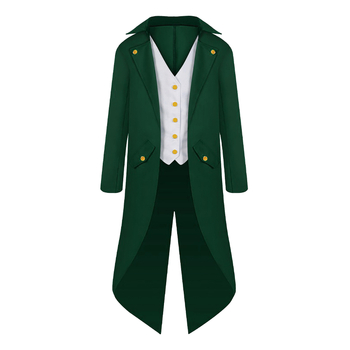 Mantian Yu Srednjovjekovni Frak Kostim - Unisex Set za Dramu, Jacquard Polyester