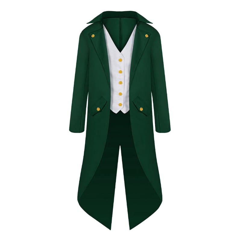 Mantian Yu Srednjovjekovni Frak Kostim - Unisex Set za Dramu, Jacquard Polyester