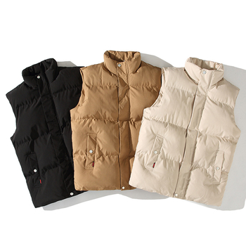 Pánska vesta s flísovou výplňou, stojací golier, predný zips, bez kapucne, bočné vrecká