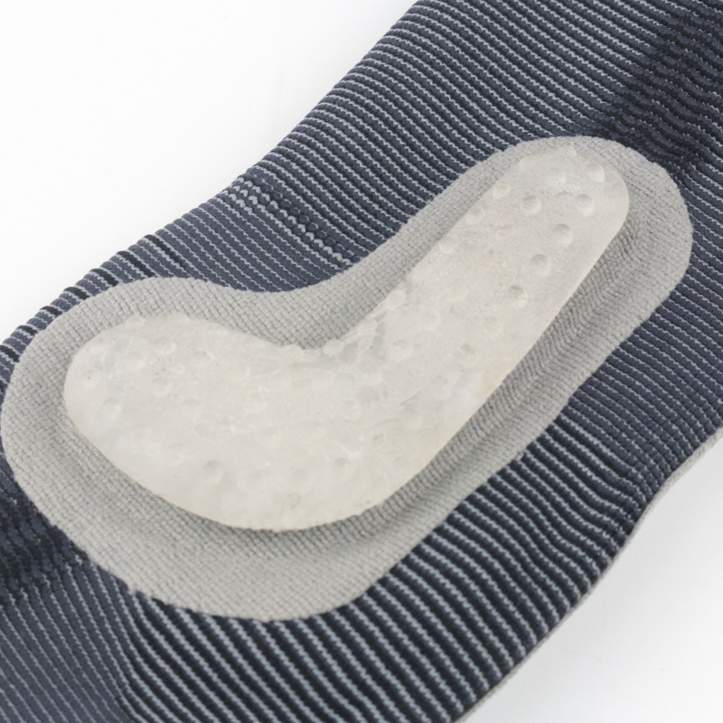 Protecție pentru gleznă respirabilă cu strat antiderapant din silicon — nailon-spandex-guma, pentru baschet și alte sporturi