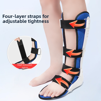 Ortuză de gleznă pentru reabilitare sportivă – suport funcțional reglabil și protecție a articulației gleznei; Brand: AULEX, Model: BL-52002-A; Material: material compozit + placă din rășină; Certificare: FDA