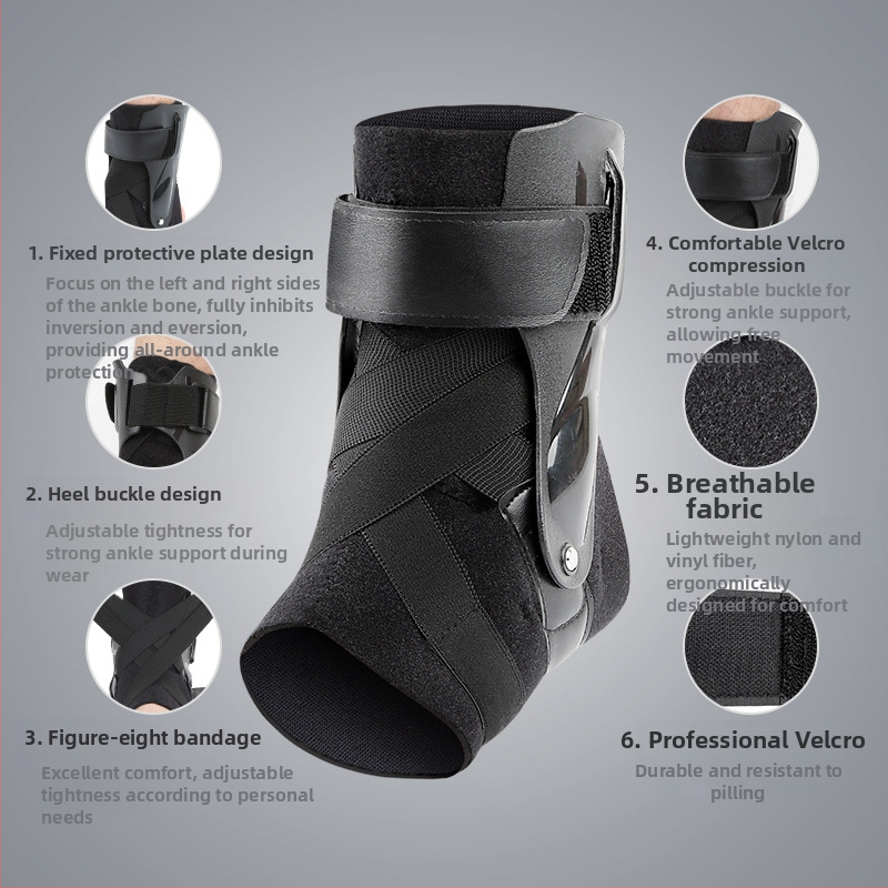 Sportski zaštitnik gležnja – fiksacija, prevencija uganuća, podrška rehabilitaciji; poliuretan; za opću populaciju; područje: gležanj