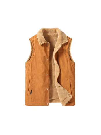 Meeste fleece-voodriga vest, ees lukuga, püstkaelaga, kardigan-stiilis, talvine