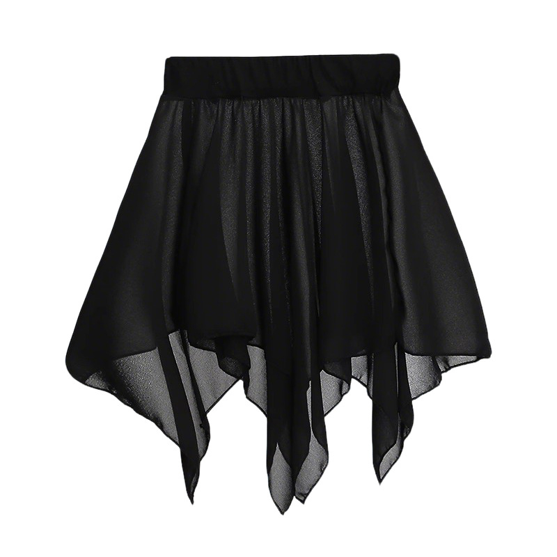 Felnőtt táncpróbára szóló ruházat: balett és latin tánc, csípőfedő szoknya nadrág, poliészter 99,9% anyag, egyszínű minta