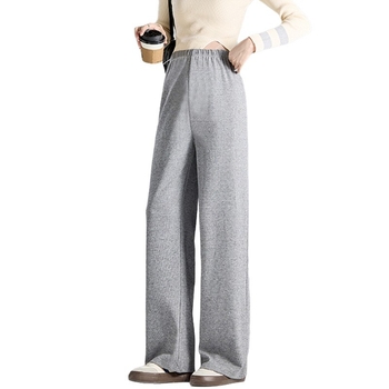 JOYNCLEON Trudničke hlače s širokim krojem, jesen-zima, debela tkanina, duge, podrška za trudnoću