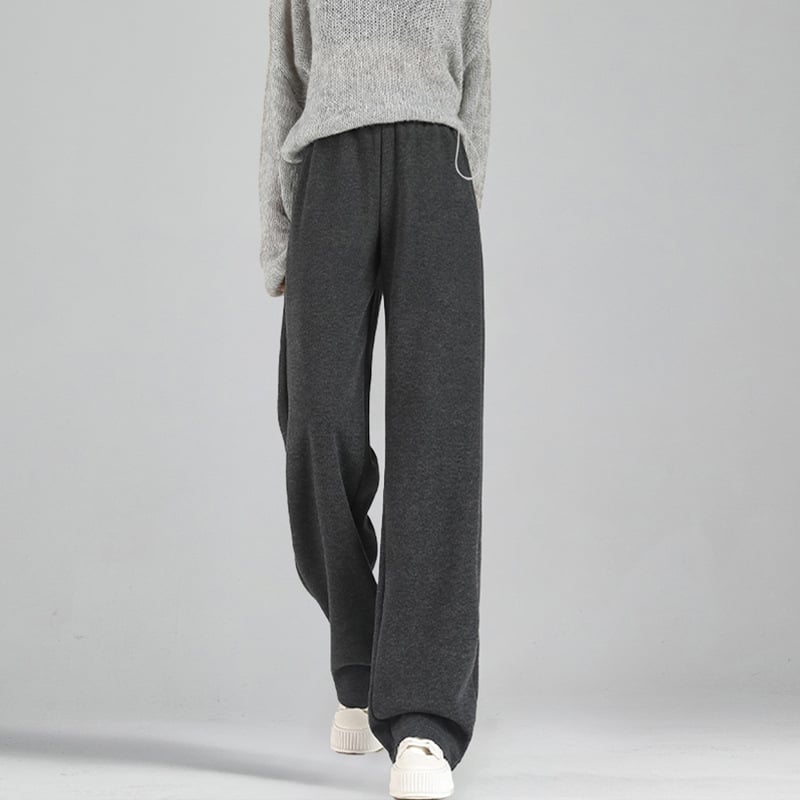 JOYNCLEON Trudničke hlače s širokim krojem, jesen-zima, debela tkanina, duge, podrška za trudnoću