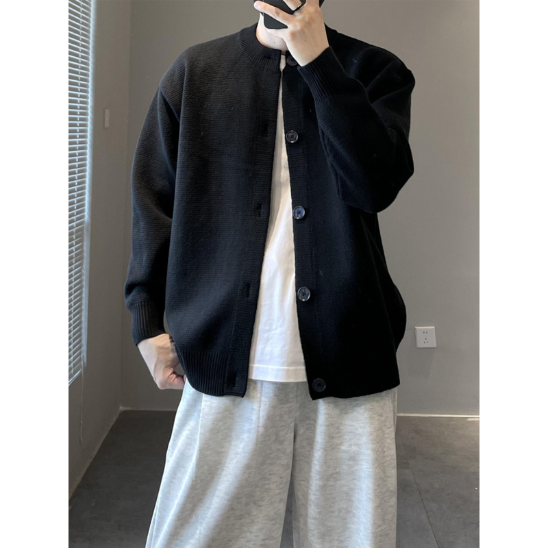 Pleteni hoodie džemper – labav kroj, dugi rukavi, mješavina vlakana poliester, 100% poliester