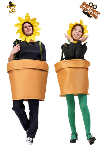 Cosplay kostim sa motivom suncokreta za scensku izvedbu, poliester, unisex, uzrast 18–24