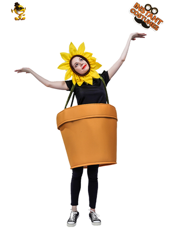 Cosplay kostim sa motivom suncokreta za scensku izvedbu, poliester, unisex, uzrast 18–24