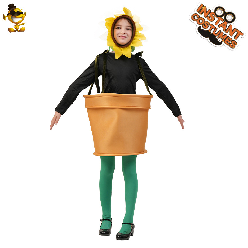 Cosplay kostim sa motivom suncokreta za scensku izvedbu, poliester, unisex, uzrast 18–24