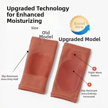 Ponožky na ochranu päty z bavlny a silikónového gélu, celosezónne použitie, Foot product collection.