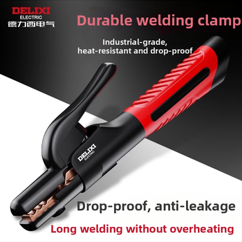 Zváracia spona Delixi, meď, vysokoteplotná, pre zváranie oblúkové, hmotnosť 362 g