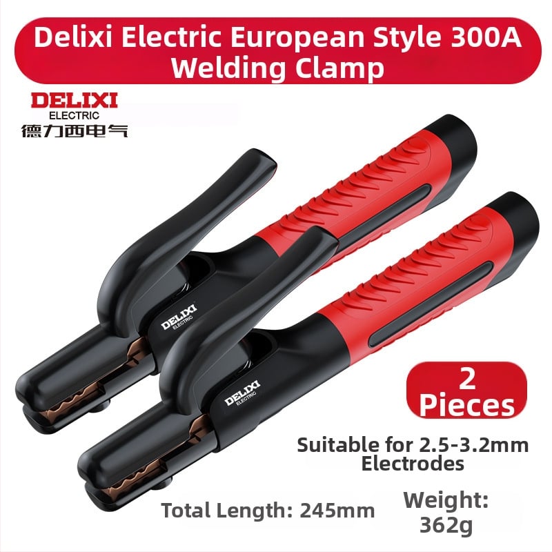 Zváracia spona Delixi, meď, vysokoteplotná, pre zváranie oblúkové, hmotnosť 362 g