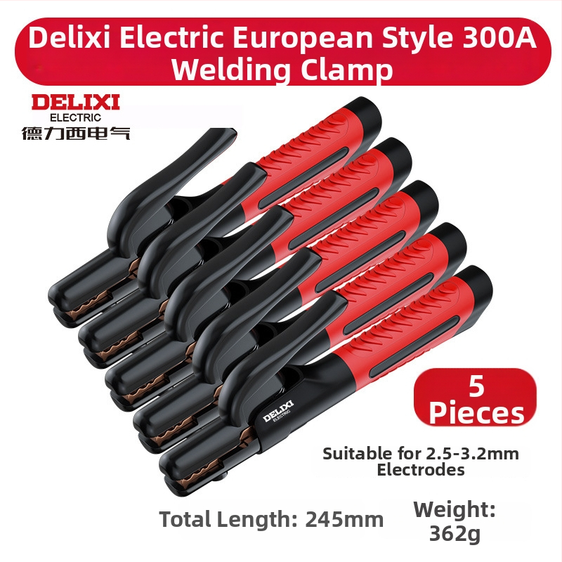 Zváracia spona Delixi, meď, vysokoteplotná, pre zváranie oblúkové, hmotnosť 362 g