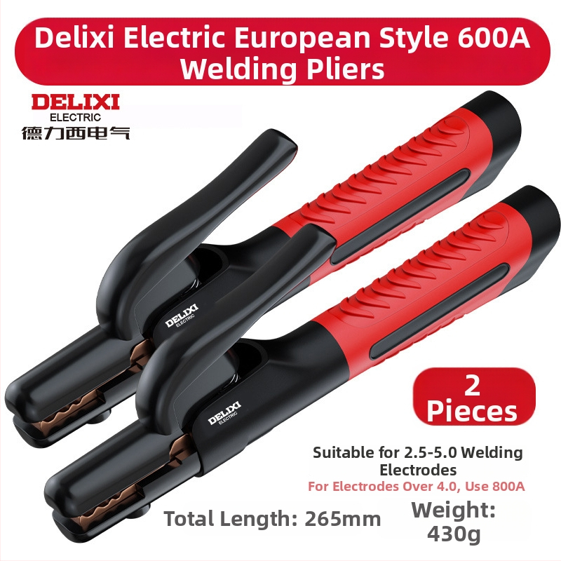 Zváracia spona Delixi, meď, vysokoteplotná, pre zváranie oblúkové, hmotnosť 362 g