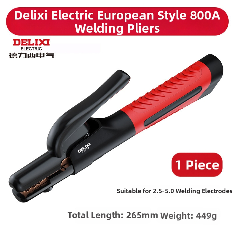 Zváracia spona Delixi, meď, vysokoteplotná, pre zváranie oblúkové, hmotnosť 362 g