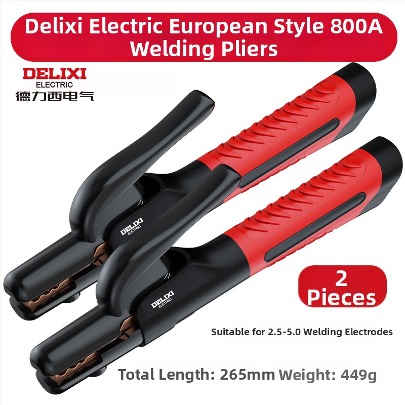 Zváracia spona Delixi, meď, vysokoteplotná, pre zváranie oblúkové, hmotnosť 362 g