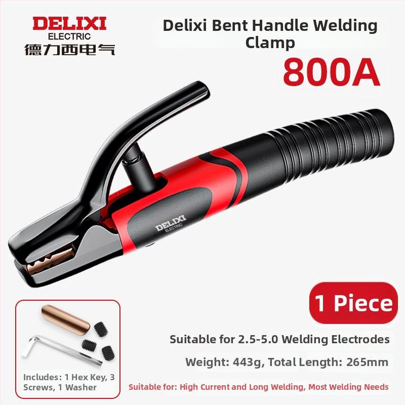 Zváracia spona Delixi, meď, vysokoteplotná, pre zváranie oblúkové, hmotnosť 362 g