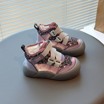 Ghete de gleznă pentru fete, stil casual, din piele artificială, pentru vârste 4–16 ani