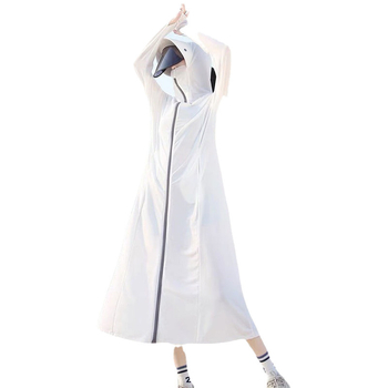 Ilga gobtuvinė lauko striukė iš nailono, UV50+ apsauga, greitai džiūsta ir kvėpuojanti