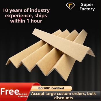 L-tvarovaný papierový ochranný roh, materiál: kraftový papier + gáza papier, proces: ochrana rohu papierom, značka Brown Shuo, pôvod: Shandong Zibo