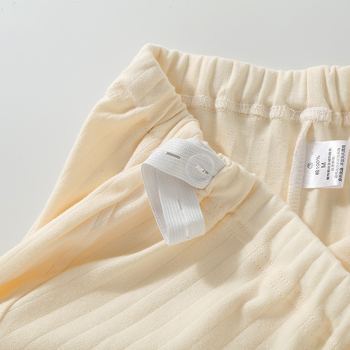 Trudničke pamuk hlače s podesivom abdominalnom podrškom, opuštena kroj, ravne ili široke nogavice, kućna odjeća za jesen-zimu