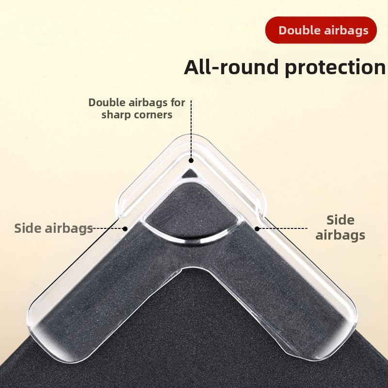 Antikolīzijas stūra aizsargs iekšēji atveramiem logiem ar Broken-Bridge alumīnija rāmi, taisnleņķa forma, mīksts aizsargs spilventiņš, 1 gab.