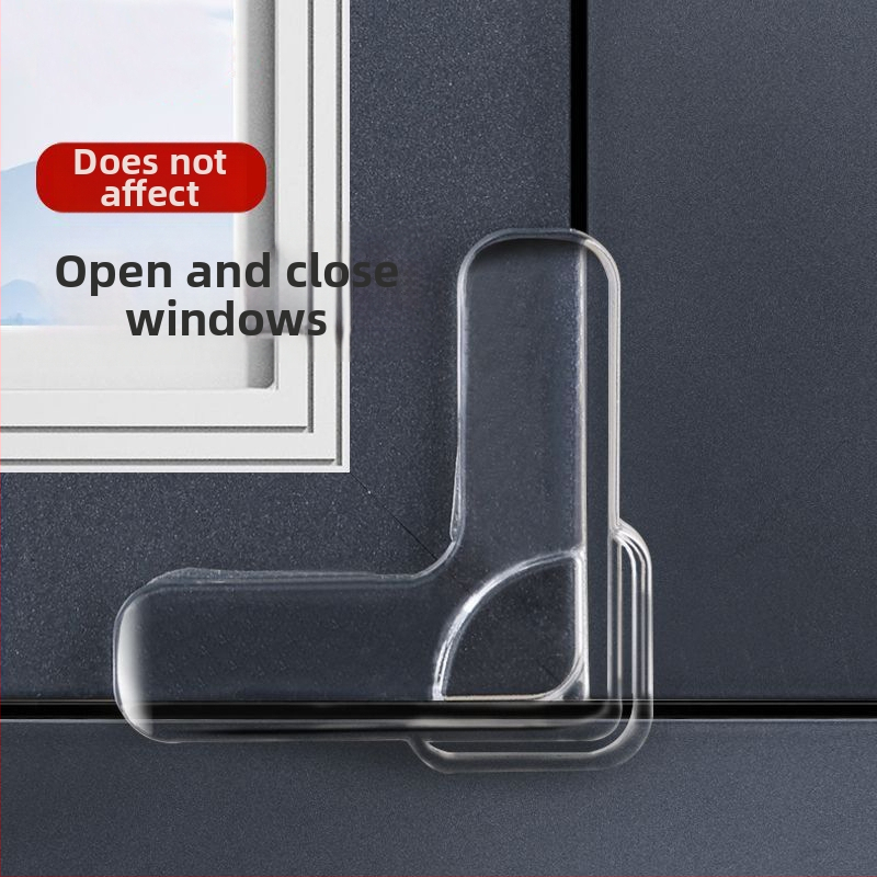 Antikolīzijas stūra aizsargs iekšēji atveramiem logiem ar Broken-Bridge alumīnija rāmi, taisnleņķa forma, mīksts aizsargs spilventiņš, 1 gab.