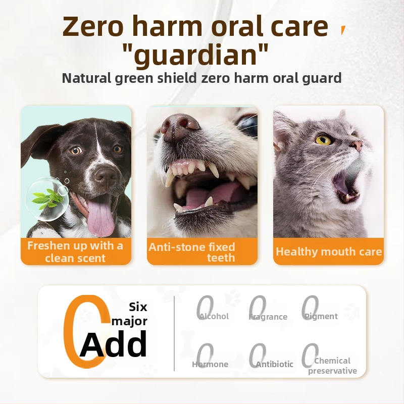 Mutes higiēnas sprejs mājdzīvniekiem – kaķiem un suņiem, antibakteriāls un pretiekaisuma, svaiga elpa, noņem zobu kamenu un traipus, smaganu kopšana