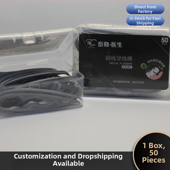 DR.TAYLOR zubné niťové špáradlá, plastové, jednorazové, 50–80 ks