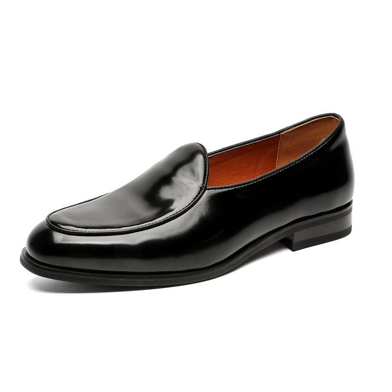 Pánske Casual Slip-On Topánky, Vrchnok Microfiber, Gumová podrážka, Špičatá špička, Nízky podpätok (1–3 cm), Model 55801, Jesenné vydanie 2025
