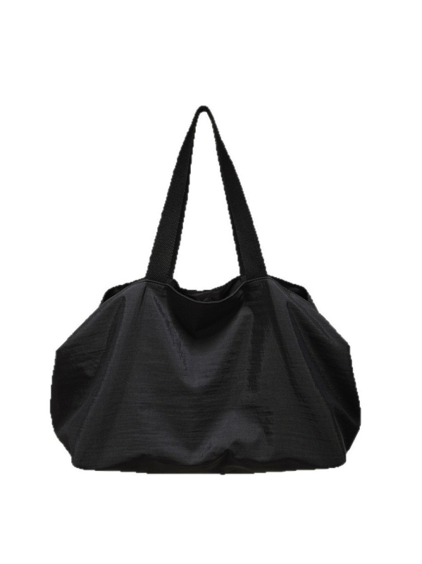 Geantă tote din nylon pentru femei – capacitate mare, multiple compartimente, închidere cu fermoar, buzunare interioare, căptușeală poliester-cotton, curele duble