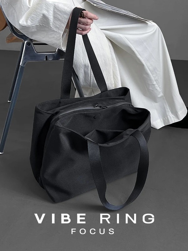 Geantă tote din nylon pentru femei – capacitate mare, multiple compartimente, închidere cu fermoar, buzunare interioare, căptușeală poliester-cotton, curele duble