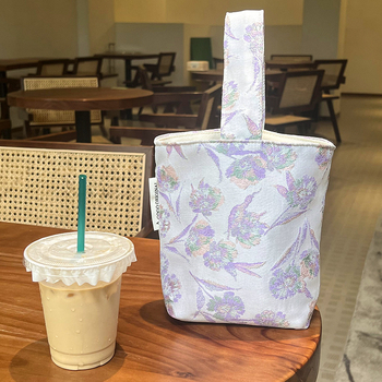 Geantă bucket, material poliester, căptușeală din pânză, buzunar pentru telefon, textură moale