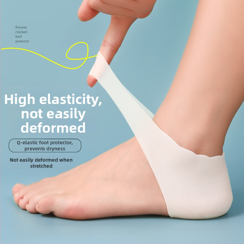 Silikoninės kulno apsaugos rankovės – drėkinančios pėdų priežiūros kojinės moterims (Prekės ženklas: Pengyi; Modelis: CBHJT; Medžiaga: Kitas; Sezonos: Visus metus; Stilius: Įprastas / Kasdieninis)
