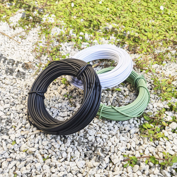 Žica u spiralnom obliku s plastičnim premazom za podršku biljaka i DIY vezanje