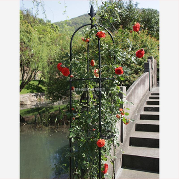 Suport decorativ de grădină pentru plante cățărătoare, cu acoperire PE