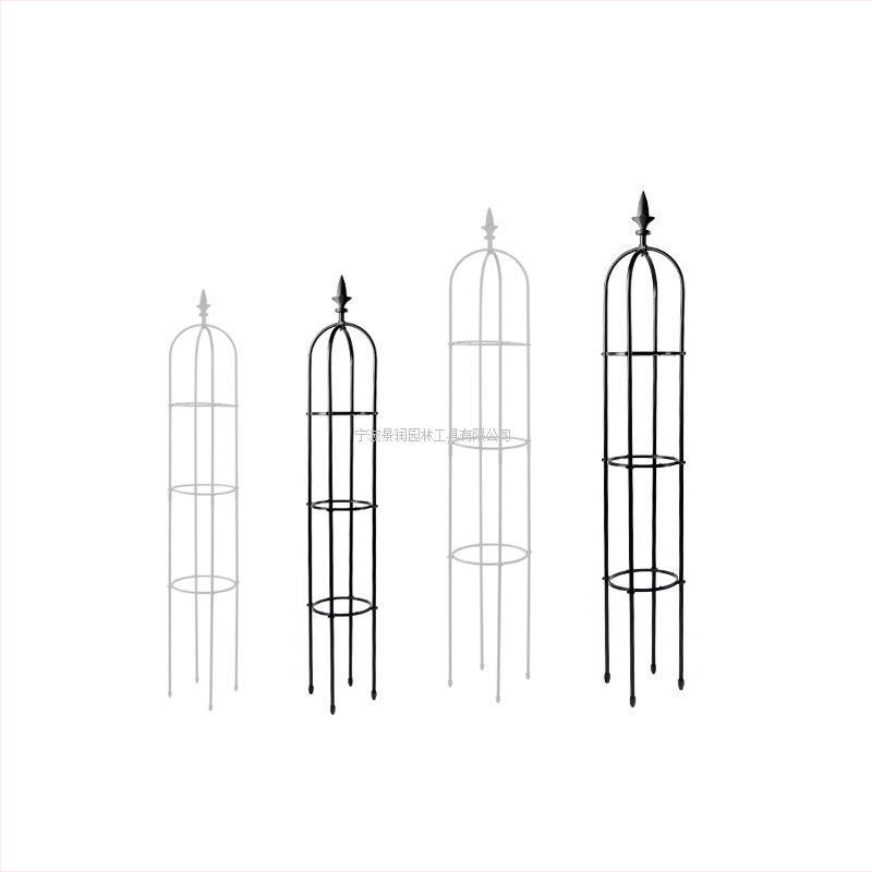 Suport decorativ de grădină pentru plante cățărătoare, cu acoperire PE