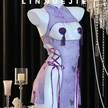 Rochie Cheongsam Ball Queen - poliester 80–90%, croială strânsă, stil uniform, femei, lansare iarna 2025