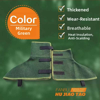 Заваръчен предпазен калъф за крак, пълно покритие на крака, прахоустойчив, платнен корпус