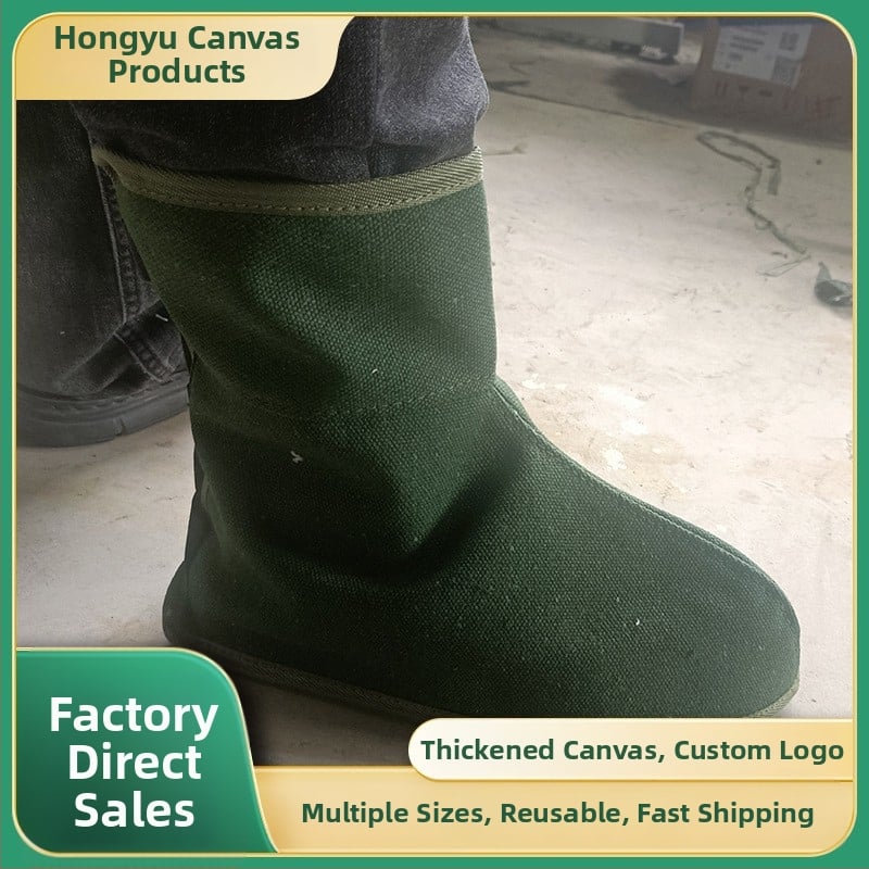 Заваръчен предпазен калъф за крак, пълно покритие на крака, прахоустойчив, платнен корпус