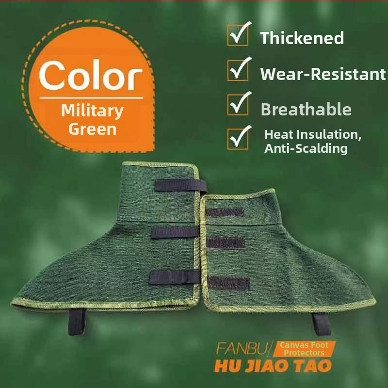 Zāvēšanas kāju aizsargpārklājums ar pilnu kājas pārklājumu, putekļu izturīgs, audums